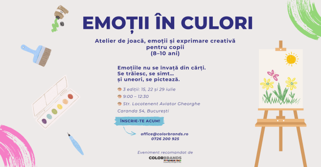 Atelier ”Emoții în culori”
